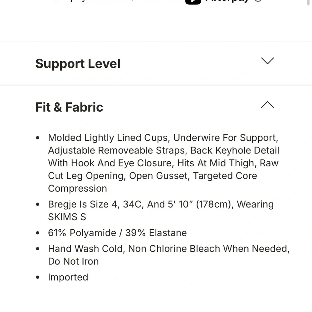 SKIMS BODY CORE SCULPT UNDERWIRE MID THIGH BODYSUIT S - Picture 4 of 11